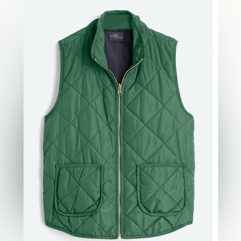 REDUCED- PERFECT FOR FALL!  Market & Spruce Pomelo Wilco Solid Quilted Vest